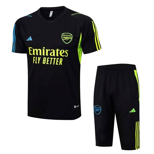Camiseta Entrenamiento Arsenal Conjunto Completo 2023/24 Negro